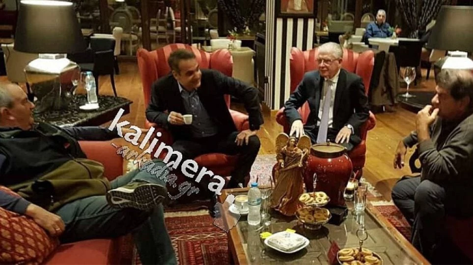 Συνάντηση Μητσοτάκη – Καραμανλή στην Αρκαδία (εικόνες)